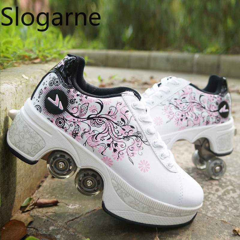 Zapatos de patines de 4 ruedas - Sneakers reseña y precio