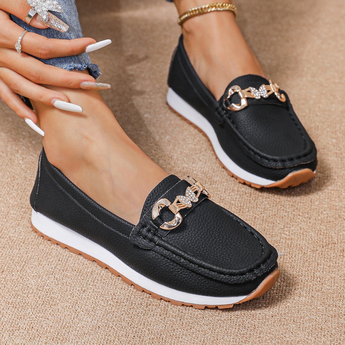Nuevos Zapatos Planos Casuales - Sneakers reseña y precio
